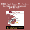 [Audio] BT10 Short Course 33 - Solution-Focused Marathon Sessions - Michael Reiter
