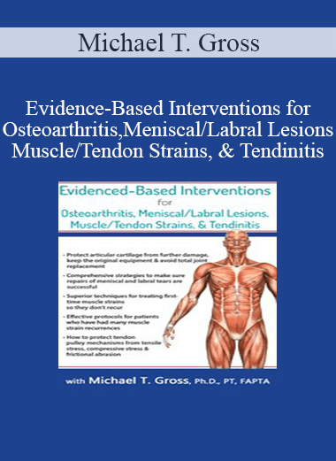 Michael T. Gross - Evidence-Based Interventions for Osteoarthritis